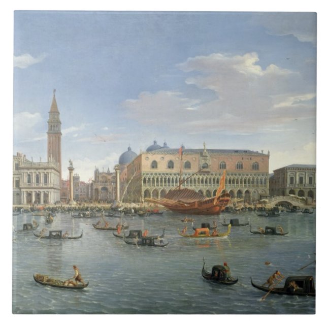 Carreau Vue de Venise de l'île de San Giorgio, 169 (Devant)