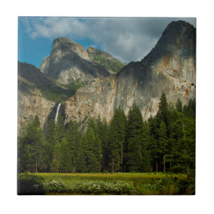 Carreau Vue Dramatique De La Vallée De Yosemite Depuis Le