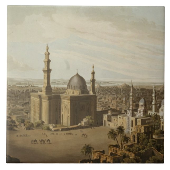 Carreau Vue du Caire grand, gravée par Daniel Havell (17 (Devant)