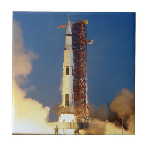 Carreau Vue sol de la mission spatiale de la lune