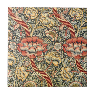 Carreau Wanden by William Morris, Vintage Textile Fine Art