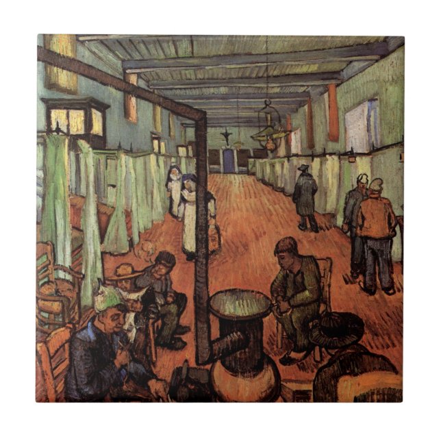 Carreau Ward in the Hospital in Arles par Vincent van Gogh (Devant)