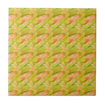 Wasabi Vert Terreux Art Abstrait Floral