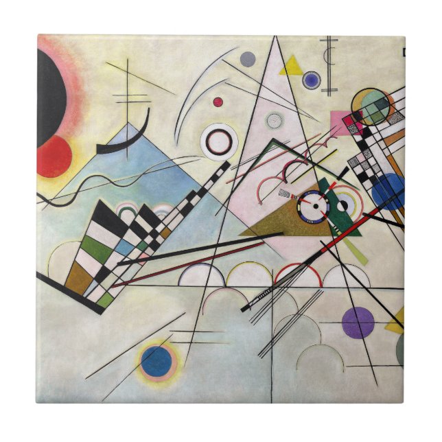 Carreau WASSILY KANDINSKY - Composition VIII 1923 (Devant)