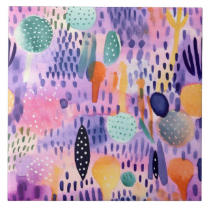 Carreau Watercolor Dream World