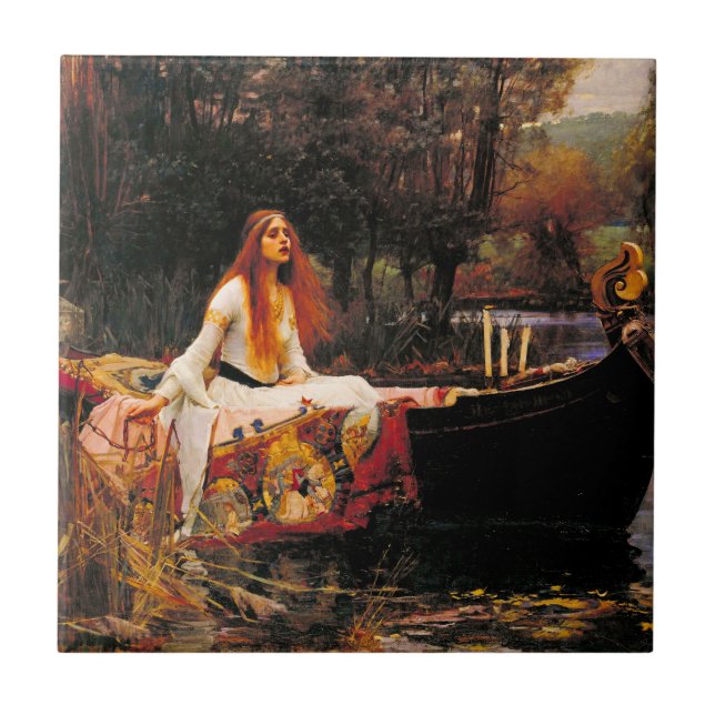 Carreau Waterhouse Lady of Shalott (Devant)