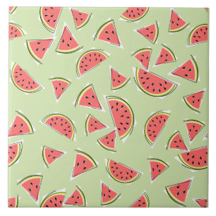 Carreau Watermelon Green Multi