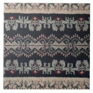 Carreau Weavings tribaux indonésiens Indonésie de textiles