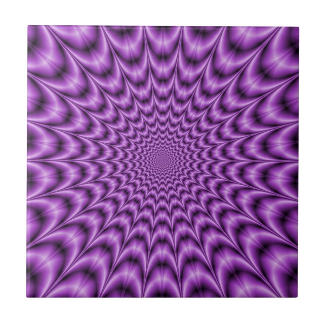 Carreau Web explosif en tuile violette (Devant)