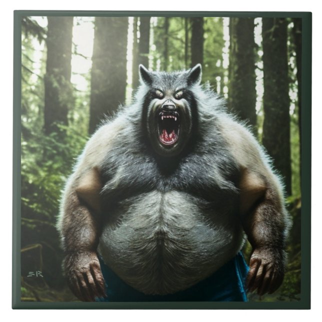 Carreau Werewolf Qui A Mangé Tout Le Village Grande tuile (Devant)
