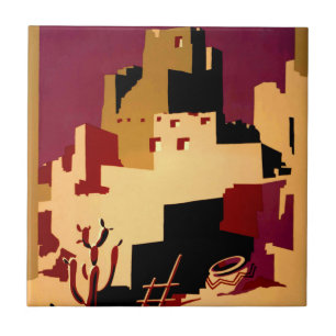 Carreau Western Southwest Pueblo WPA National