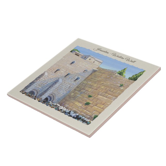 Carreau Western Wall Kotel Prière Jérusalem Israël Art (Côté)