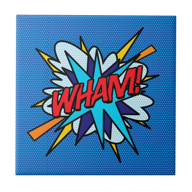 Carreau WHAM Fun Retro Comics (Devant)