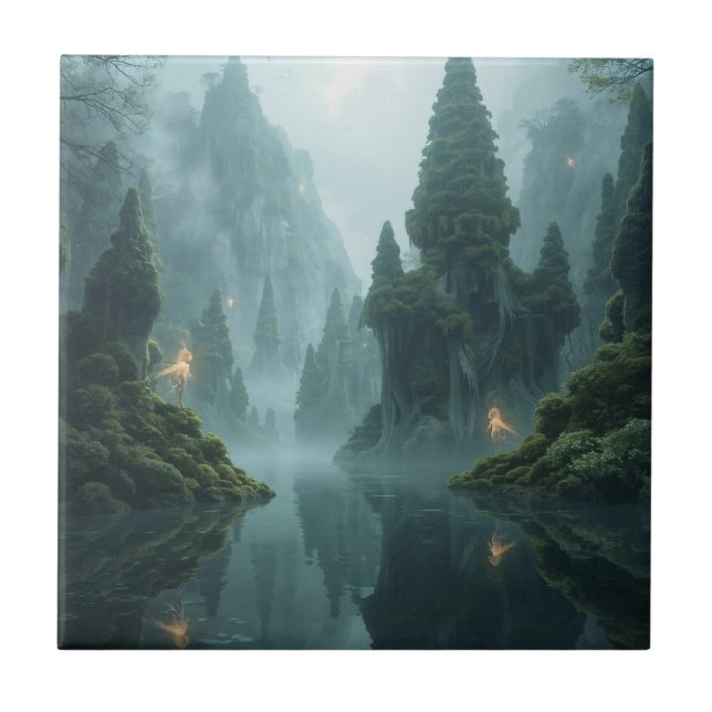 Carreau Where Winged Spirits Wander (Devant)