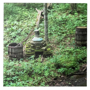 Carreau Whiskey Toujours à Mabry Mill, Virginie