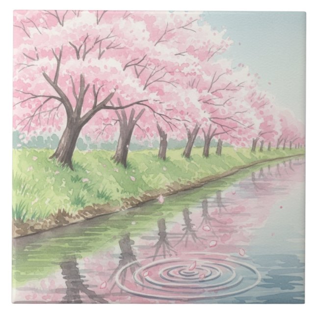 Carreau Whispers of Spring (Devant)