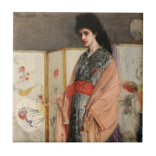 Carreau Whistler - La princesse du pays de la porcelaine (Devant)