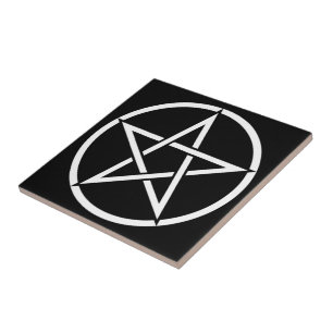 Carreau Wiccan et Magick Pentagram Pentacle - M1