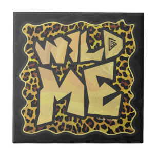 Carreau Wild Me Leopard Brown et jaune