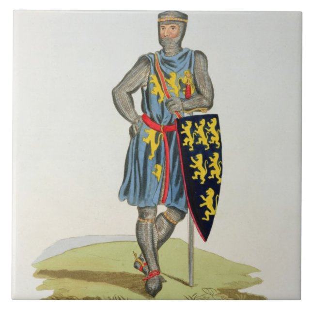 Carreau William de Longuespee, 3ème comte de Salisbury (Devant)