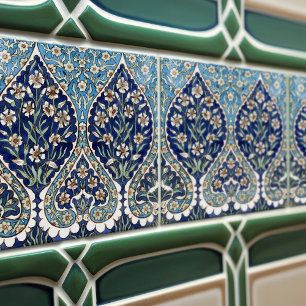 Carreau William De Morgan Inlibéré Floral intemporel