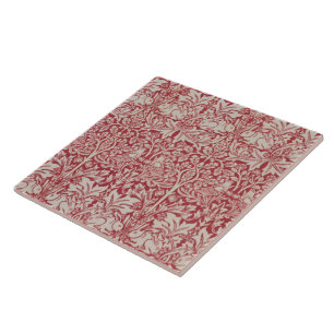 Carreau William Morris Animaux Vintages Oiseaux Lapins Ros