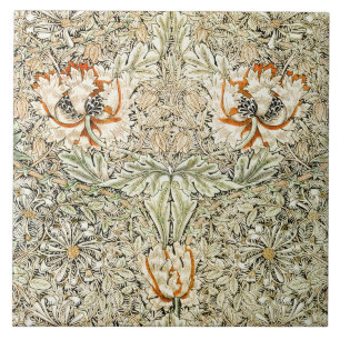 Carreau William Morris Antique Honeysuckle Floral Classic