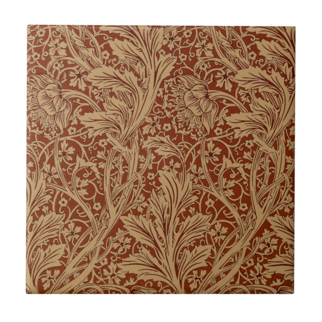 Carreau William Morris Arcadia Floral Garden Flower Classi (Devant)