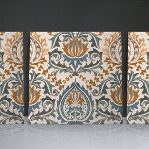 Carreau William Morris Art Nouveau Floral Victorian Repro