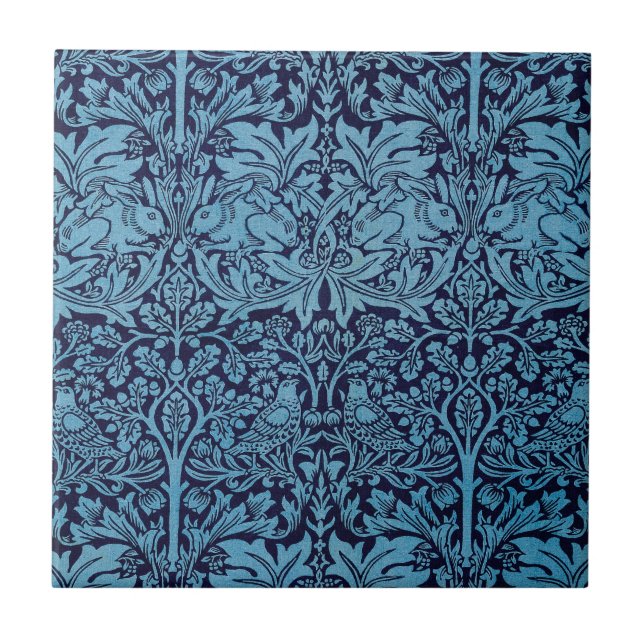 Carreau William Morris BrotherRabbit (Devant)