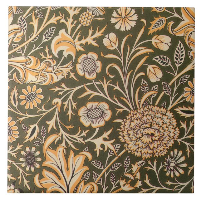 Carreau William Morris Cherwell Motif de fond d'écran (Devant)