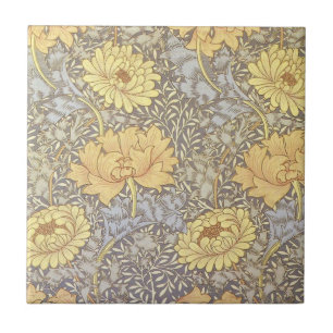 Carreau William Morris Chrysanthemum Fleurs maman