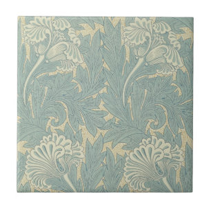 Carreau William Morris Classique Tulipe Bleu Floral