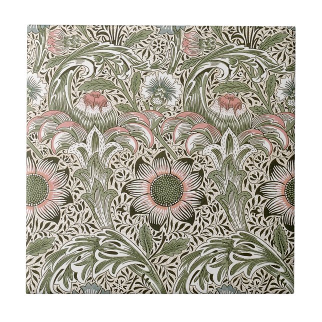 Carreau William Morris Corncockle (Devant)
