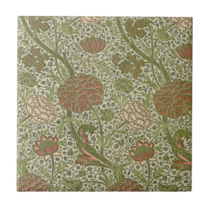 Carreau William Morris Cray Fleur de Sauge Floral Botaniqu