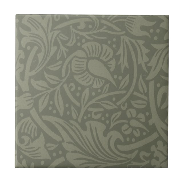 Carreau William Morris Daffodil Papier peint floral (Devant)