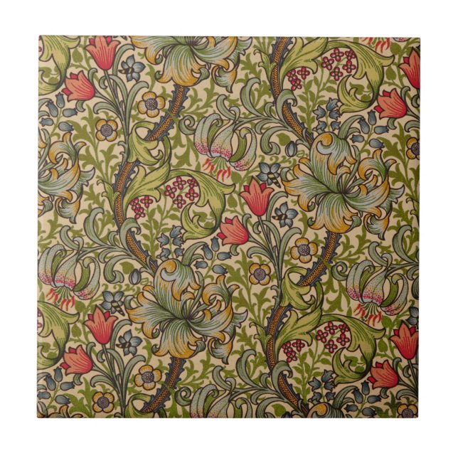 Carreau William Morris Golden Lily (Devant)