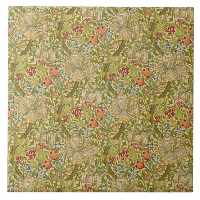 Carreau William Morris "Golden Lily" 2 (Devant)