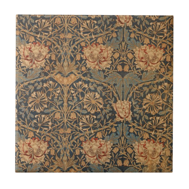 Carreau William Morris Honeysuckle Rich Wallpaper (Devant)