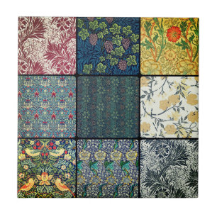 Carreau William * Morris II Art nouveau Collage