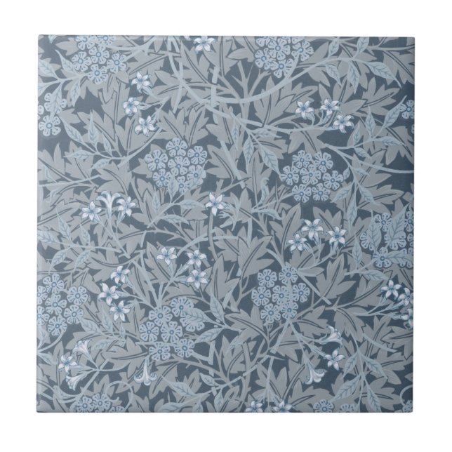 CARREAU WILLIAM MORRIS "JASMINE" CARRELAGE CÉRAMIQUE EN BL (Devant)
