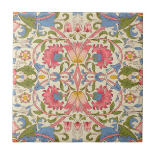 Carreau William Morris Lodden Motif Floral Pastel