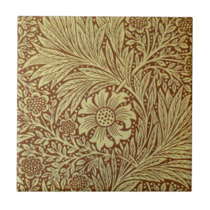 Carreau William Morris Marigold Motif de fleurs antiques