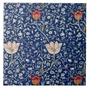 Carreau William Morris Medway Floral bleu