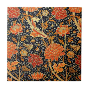 Carreau William Morris Motif - Cray