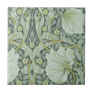 Carreau William Morris, motif de nouveau d'art, bel art