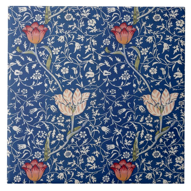 Carreau William Morris Motif Medway (Devant)