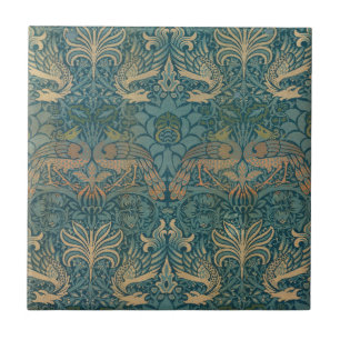 Carreau William Morris Peacock et Dragon Textile Design