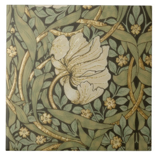 Carreau William Morris Pimpernel Vintage Préraphaélite