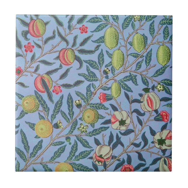 CARREAU WILLIAM MORRIS "POMEGRANATE" CARRELAGE CÉRAMIQUE E (Devant)